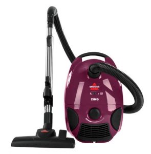 Best Bagged Vacuum - Bissell Zing Bagged Canister Vacuum, Maroon, 4122
