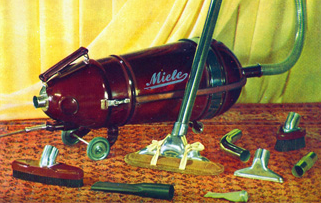 Where Are Miele Vacuums Made - Miele Model L made in 1931 in the shape of a torpedo