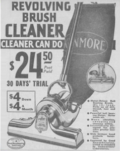 Who Makes Kenmore Vacuum Cleaners - Where are Kenmore Vacuums Made - Kenmore Revolving Brush Cleaner vacuum Makes it Debut in 1932